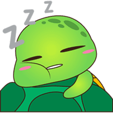 Pura, the funny turtle, version 4 sticker #5523406