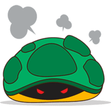 Pura, the funny turtle, version 4 sticker #5523415