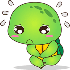 Pura, the funny turtle, version 4 sticker #5523429