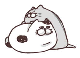 OMOCHI cats sticker #5523949