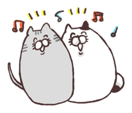 OMOCHI cats sticker #5523953