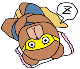 Polite bear sticker sticker #5524035