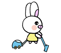 Pig rabbit, ume-chan sticker #5524933