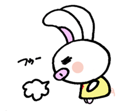 Pig rabbit, ume-chan sticker #5524935