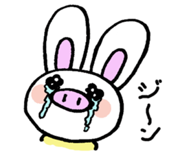 Pig rabbit, ume-chan sticker #5524947