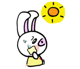 Pig rabbit, ume-chan sticker #5524952