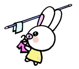 Pig rabbit, ume-chan sticker #5524953