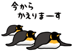 Daily life of a penguin 2 sticker #5525175