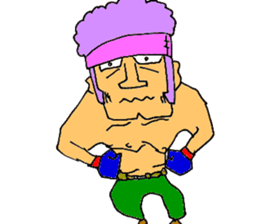 Sticker of a strange character.08 sticker #5525456