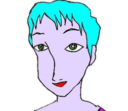 Sticker of a strange character.08 sticker #5525458