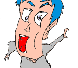 Sticker of a strange character.08 sticker #5525471