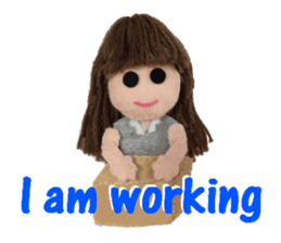 KAWAII! Felt Dole English ver.02 sticker #5525604