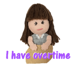 KAWAII! Felt Dole English ver.02 sticker #5525606