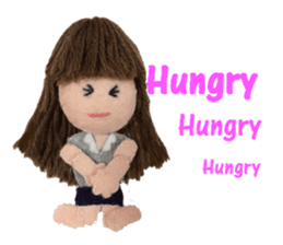 KAWAII! Felt Dole English ver.02 sticker #5525607