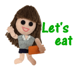 KAWAII! Felt Dole English ver.02 sticker #5525608