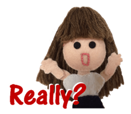 KAWAII! Felt Dole English ver.02 sticker #5525615