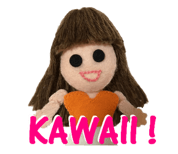 KAWAII! Felt Dole English ver.02 sticker #5525620