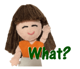 KAWAII! Felt Dole English ver.02 sticker #5525621