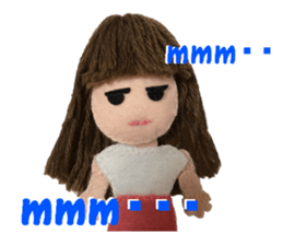 KAWAII! Felt Dole English ver.02 sticker #5525625