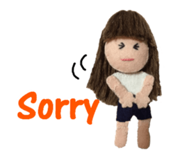 KAWAII! Felt Dole English ver.02 sticker #5525631