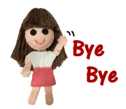 KAWAII! Felt Dole English ver.02 sticker #5525632