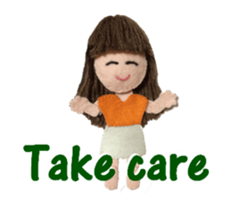 KAWAII! Felt Dole English ver.02 sticker #5525633