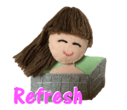 KAWAII! Felt Dole English ver.02 sticker #5525634