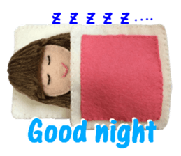 KAWAII! Felt Dole English ver.02 sticker #5525635