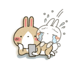 Soft rabbit!4 sticker #5525690