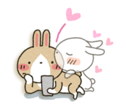 Soft rabbit!4 sticker #5525691