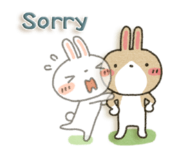 Soft rabbit!4 sticker #5525695