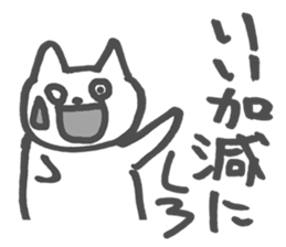 Colorful cat to instruct sticker #5525830