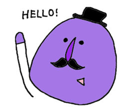 Mr. & Mrs.EGGPLANT sticker #5526078