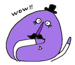 Mr. & Mrs.EGGPLANT sticker #5526079