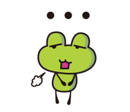 super Cute frog English version sticker #5526475