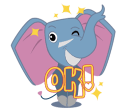 Dolfy the Elephant sticker #5526561