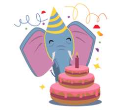 Dolfy the Elephant sticker #5526567