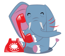 Dolfy the Elephant sticker #5526572
