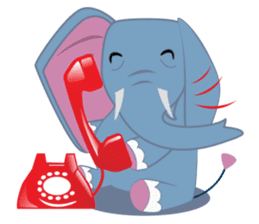Dolfy the Elephant sticker #5526572