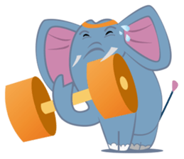 Dolfy the Elephant sticker #5526578