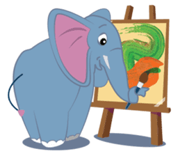 Dolfy the Elephant sticker #5526586