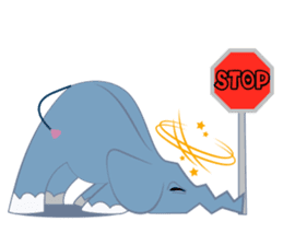 Dolfy the Elephant sticker #5526594