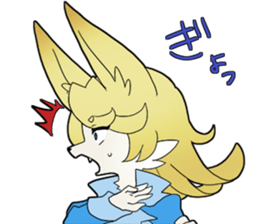 Pretty Fox Girl sticker #5526743