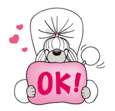show-style toy poodles sticker #5527476