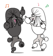 show-style toy poodles sticker #5527481