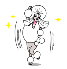 show-style toy poodles sticker #5527485