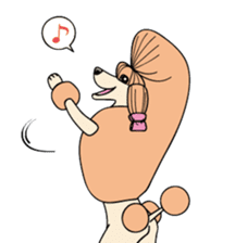 show-style toy poodles sticker #5527506