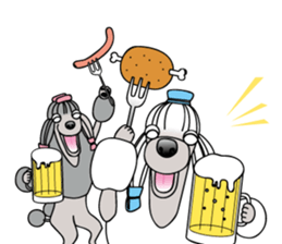 show-style toy poodles sticker #5527507