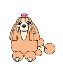 show-style toy poodles sticker #5527514