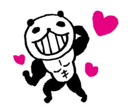 panda2- Muscle MUKIMUKI - sticker #5527998
